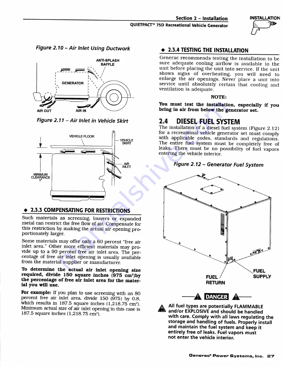 Generac Power Systems 04270-0 Скачать руководство пользователя страница 29