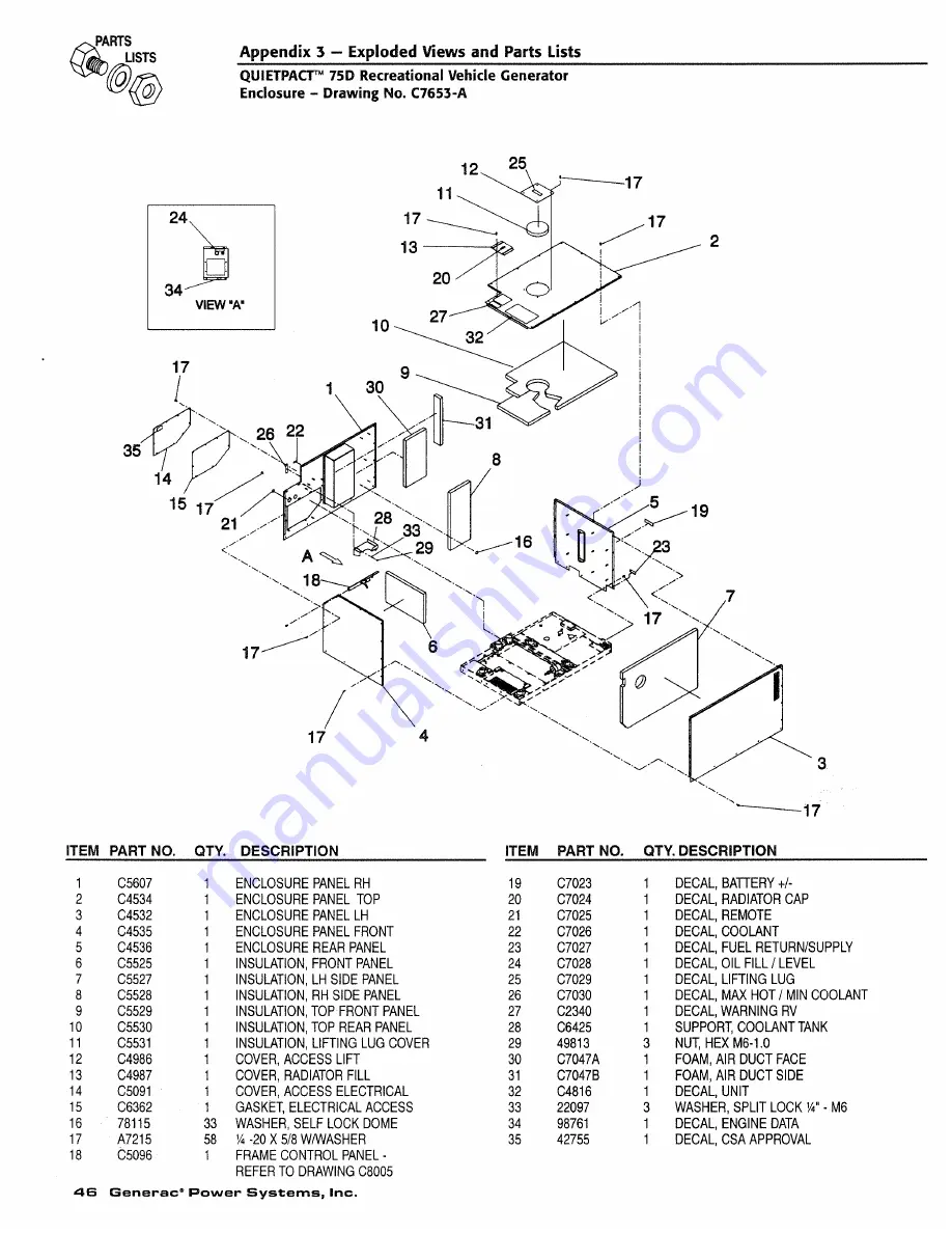 Generac Power Systems 04270-0 Скачать руководство пользователя страница 48