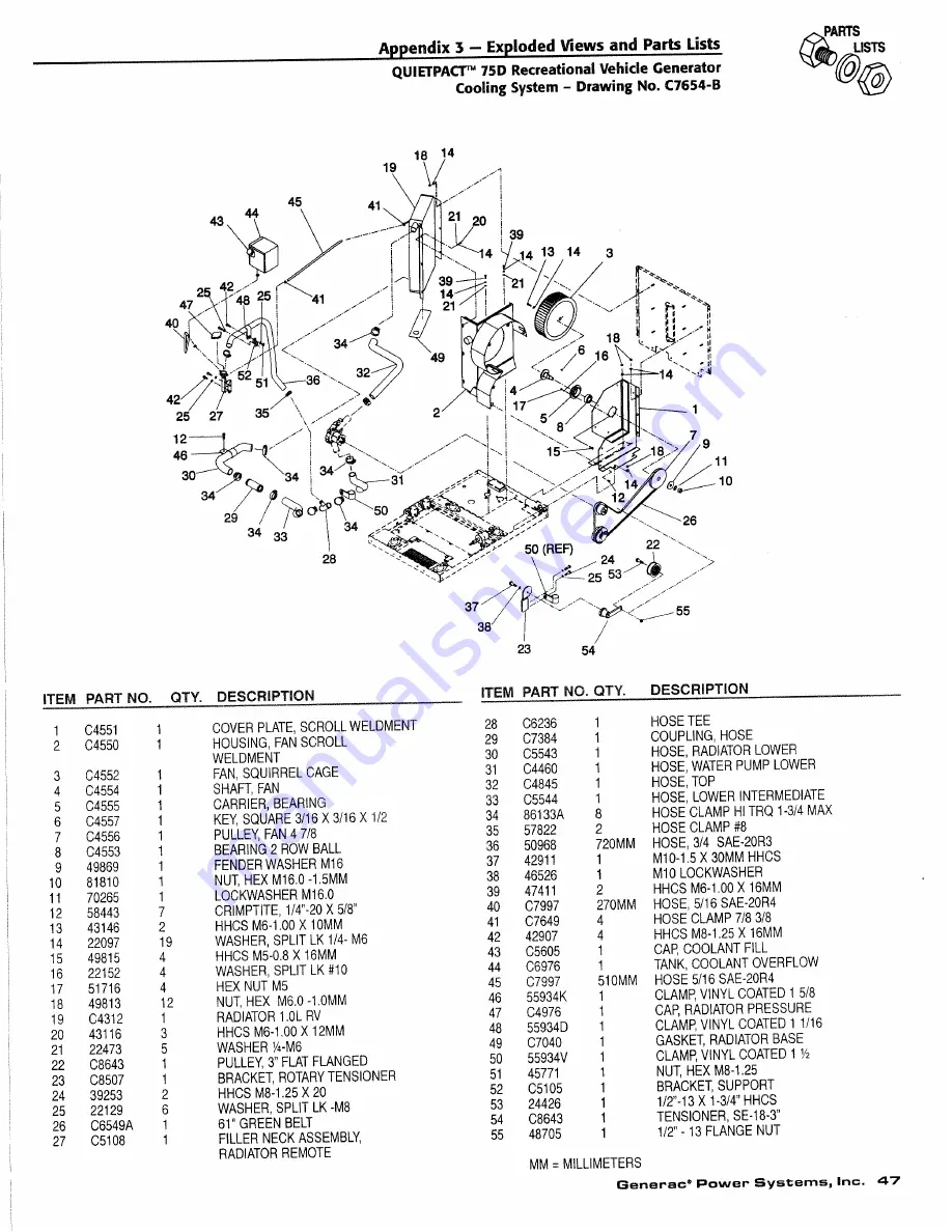 Generac Power Systems 04270-0 Owner'S Manual And Installation Instructions Download Page 49