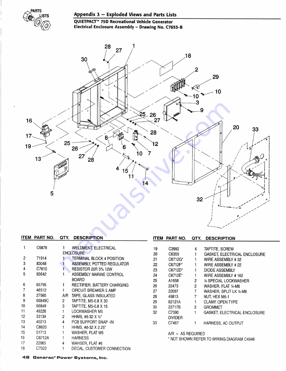 Generac Power Systems 04270-0 Скачать руководство пользователя страница 50