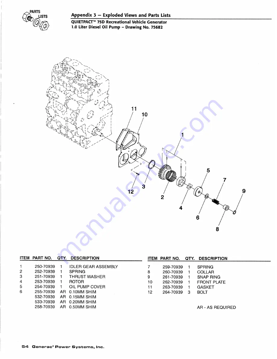 Generac Power Systems 04270-0 Скачать руководство пользователя страница 56