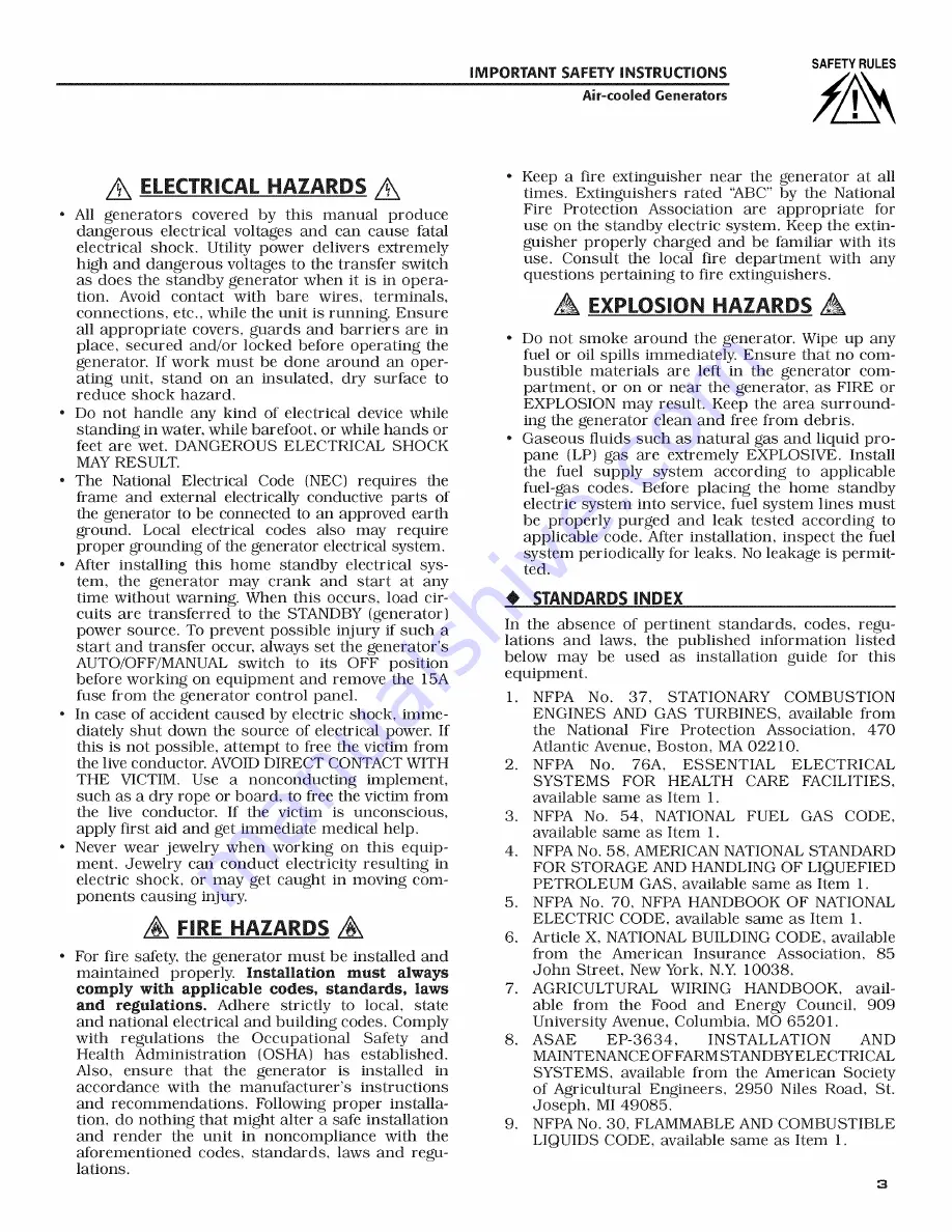 Generac Power Systems 10 kW LP Owner'S Manual Download Page 5