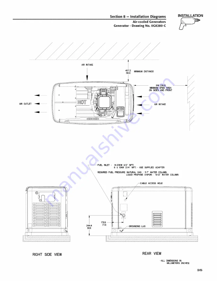 Generac Power Systems 10 kW LP Скачать руководство пользователя страница 37