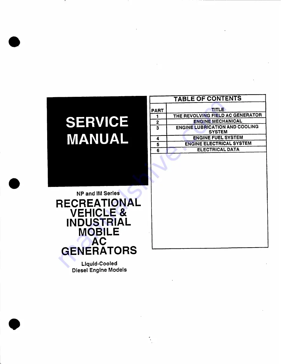 Generac Power Systems 53187 Service Manual Download Page 3