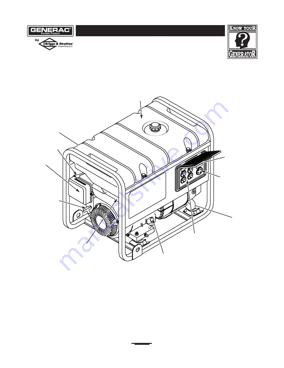 Generac Power Systems 5500EXL Owner'S Manual Download Page 4