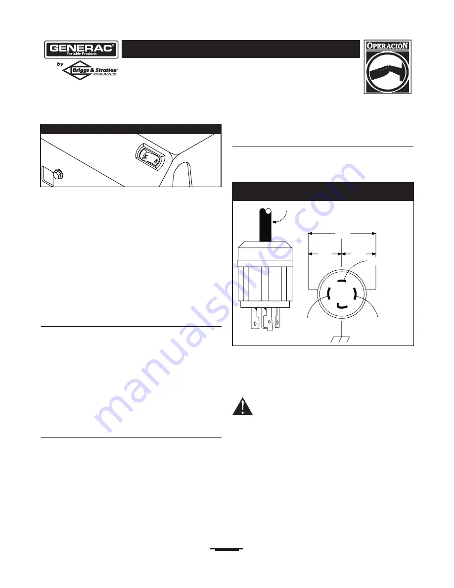 Generac Power Systems 5500EXL Owner'S Manual Download Page 28