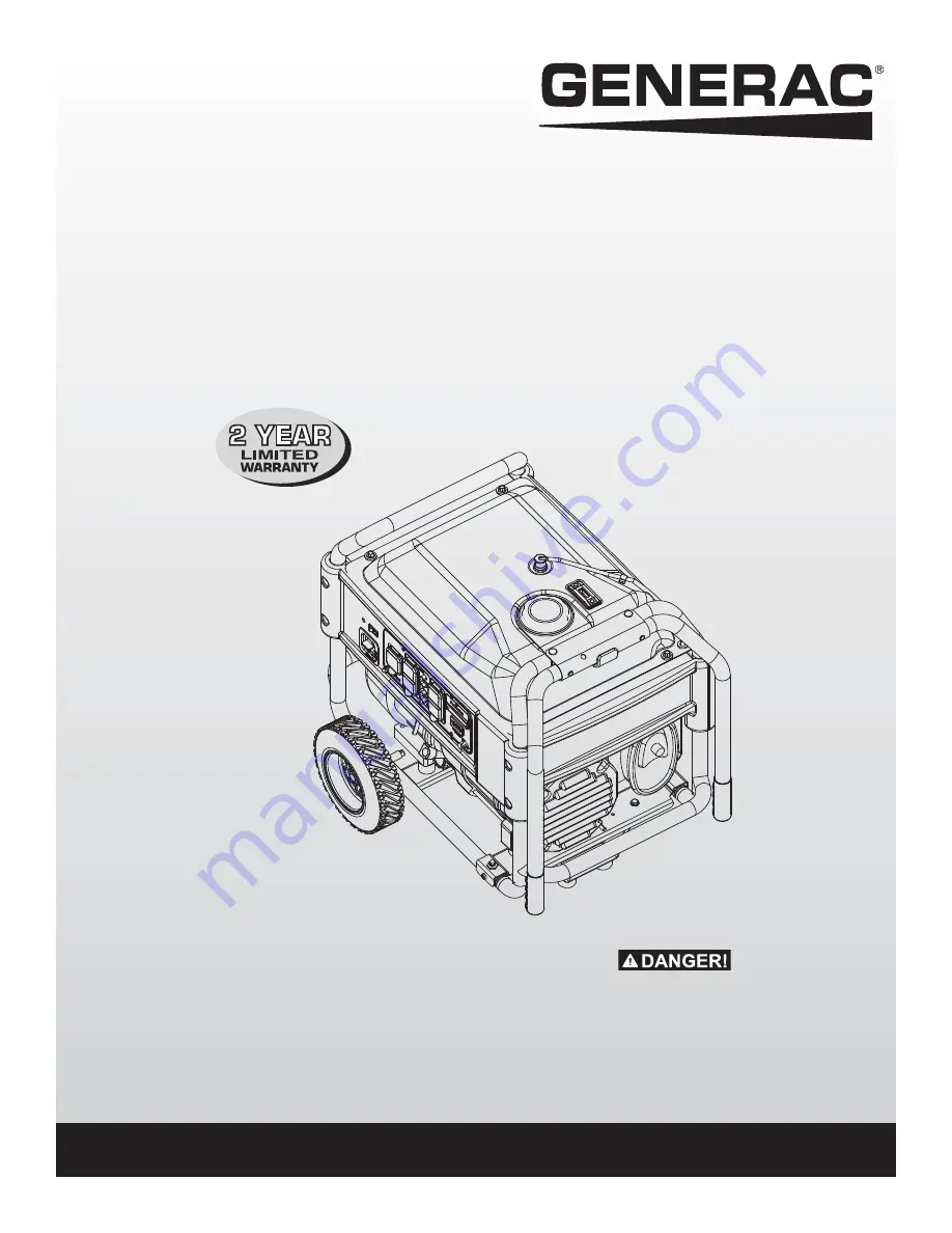 Generac Power Systems 5796 Owner'S Manual Download Page 1