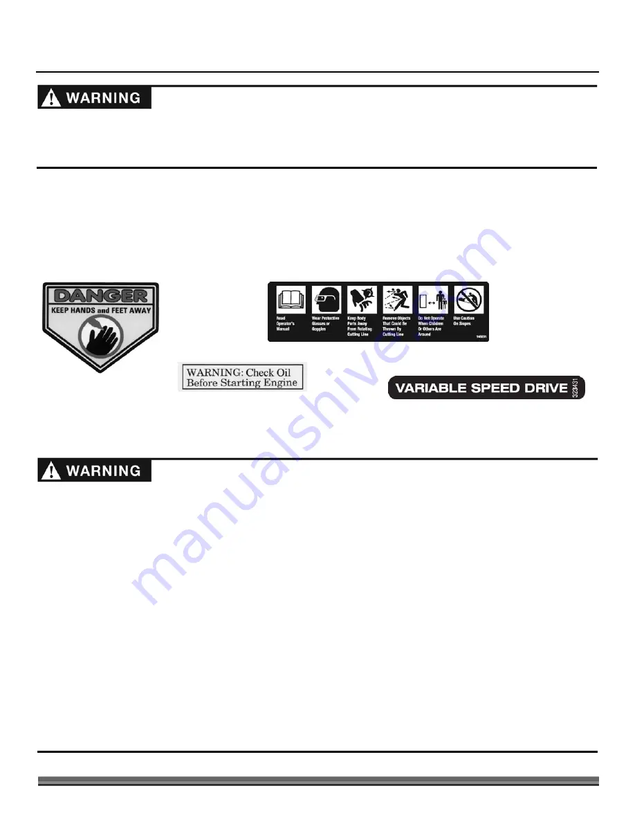 Generac Power Systems 6.75 Operator'S Manual Download Page 3