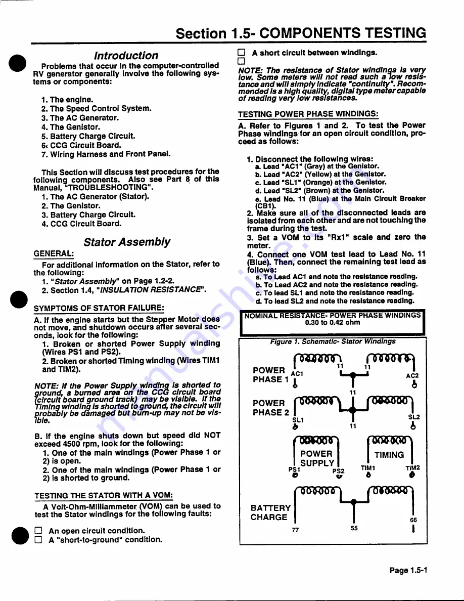 Generac Power Systems NP-30G Series Service Manual Download Page 21