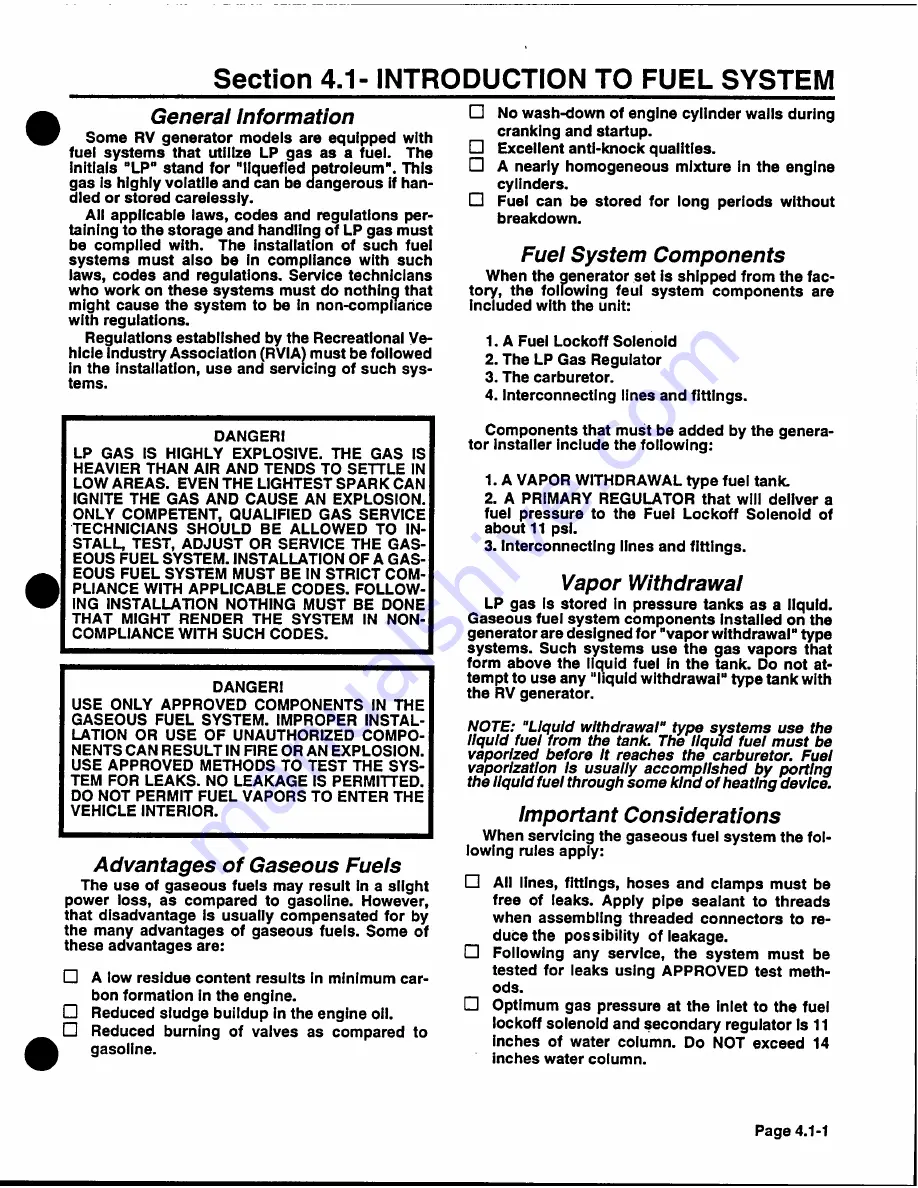 Generac Power Systems NP-30G Series Service Manual Download Page 68