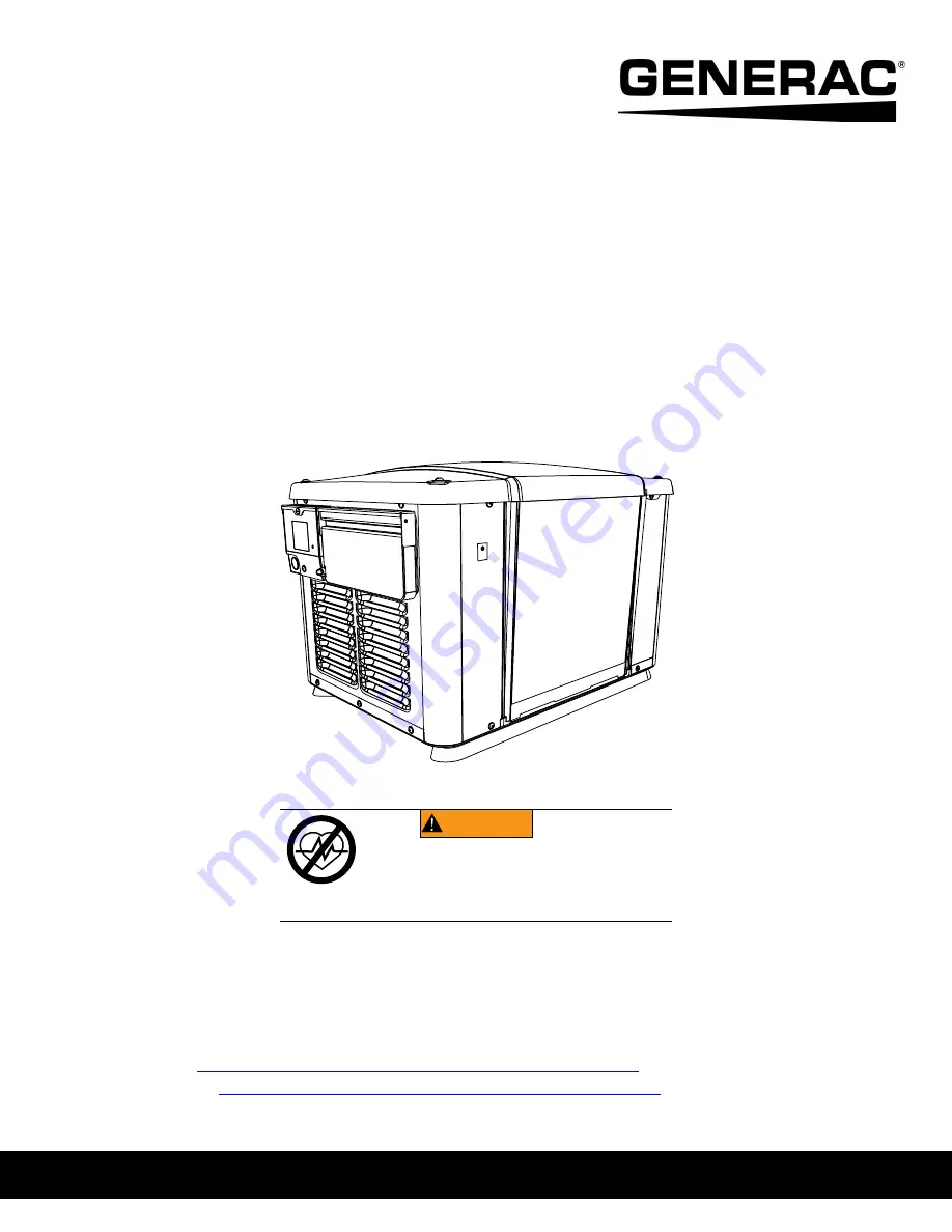 Generac Power Systems PowerPact 7.5 kW Скачать руководство пользователя страница 1