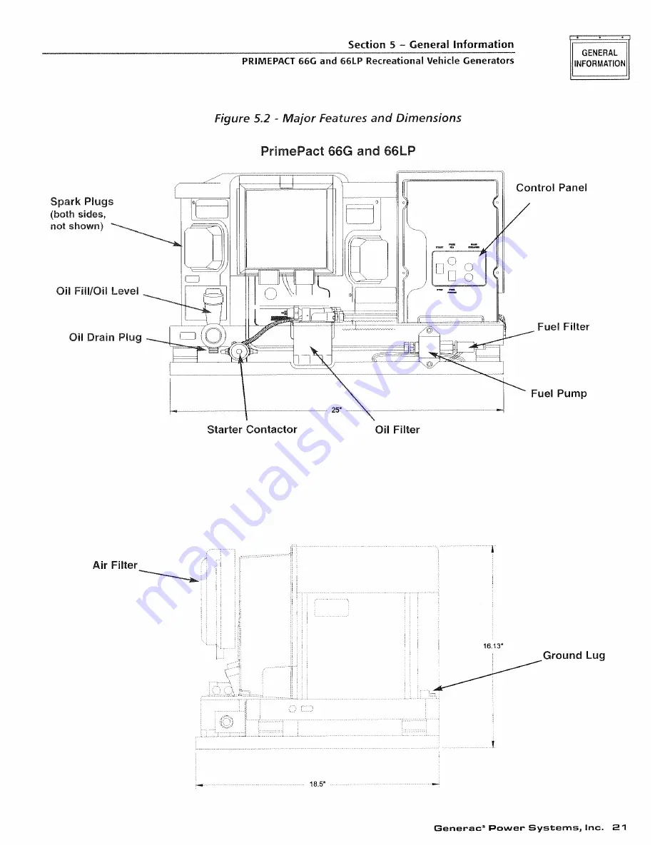 Generac Power Systems PRIMEPACT 66G Owner'S Manual Download Page 23