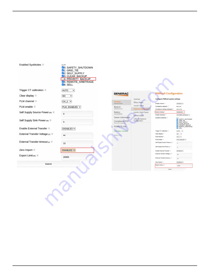 Generac Power Systems PWRcell X11402 Installation And Owner'S Manual Download Page 44