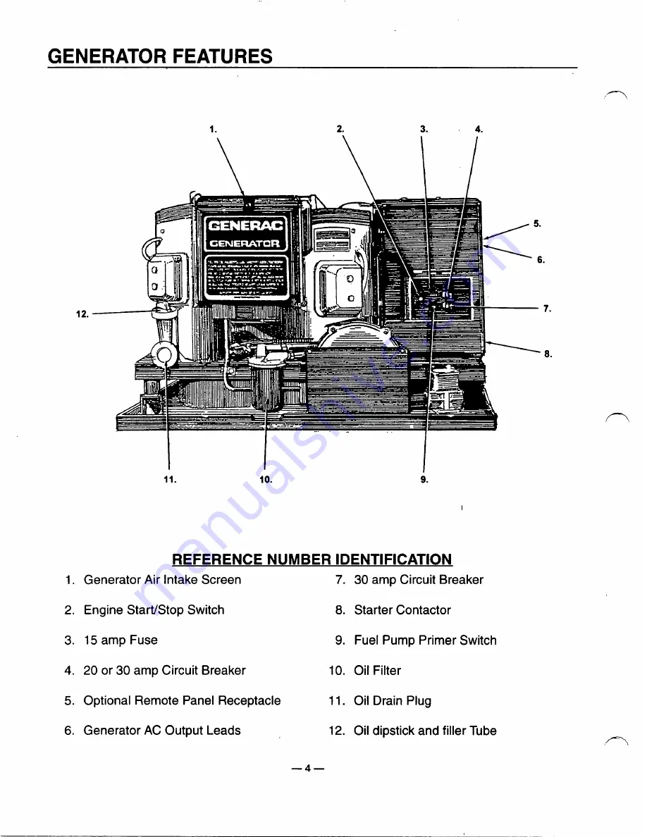 Generac Power Systems Q-55LP Owner'S Manual Download Page 6