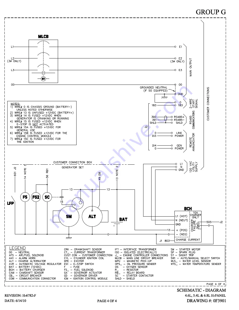 Generac Power Systems QT100 Скачать руководство пользователя страница 71