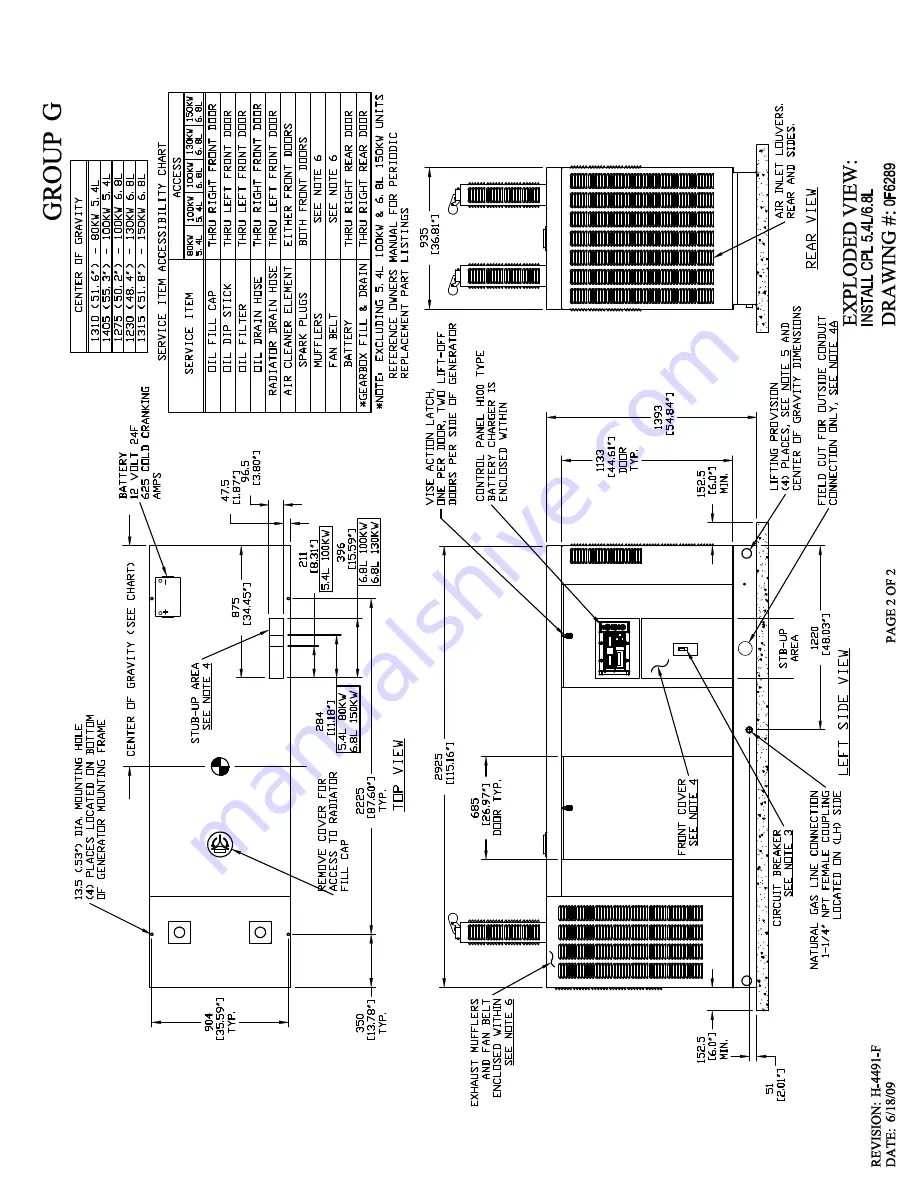 Generac Power Systems QT100 Скачать руководство пользователя страница 73