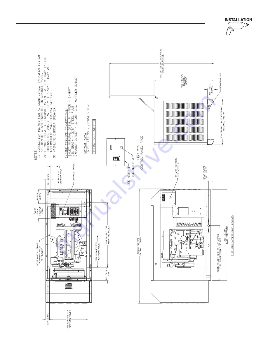 Generac Power Systems QuietSource 005031-2 Owner'S Manual Download Page 53