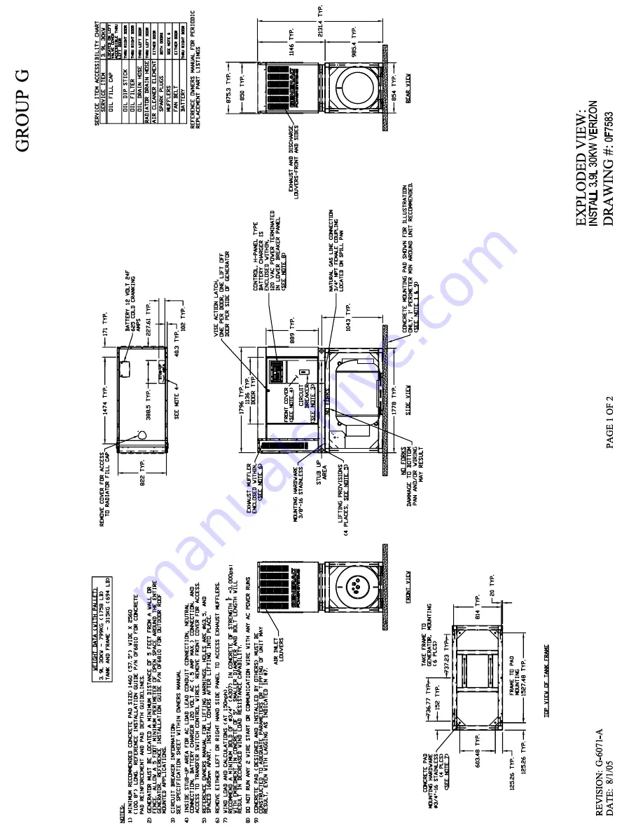 Generac Power Systems SG30 Скачать руководство пользователя страница 74