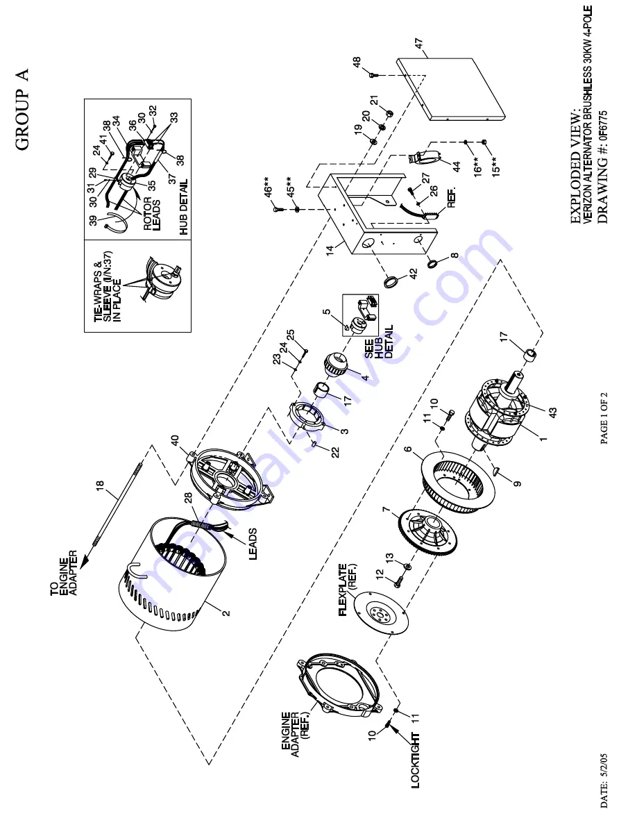 Generac Power Systems SG30 Owner'S Manual Download Page 97