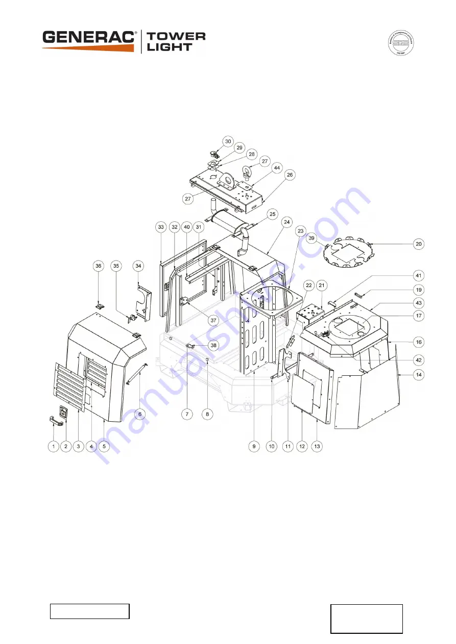 Generac Power Systems TOWER LIGHT V20 Owner'S Manual Download Page 76