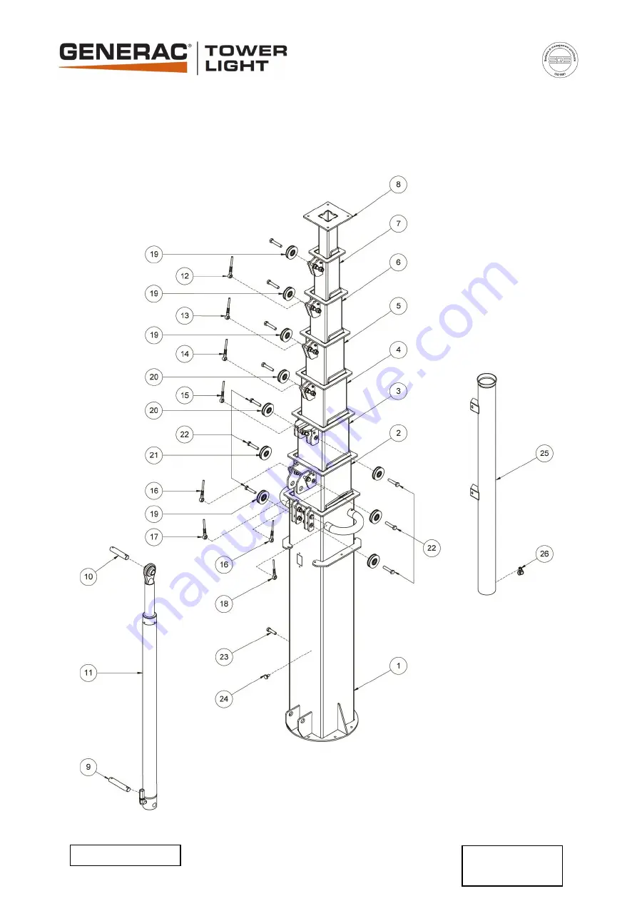 Generac Power Systems TOWER LIGHT V20 Owner'S Manual Download Page 79