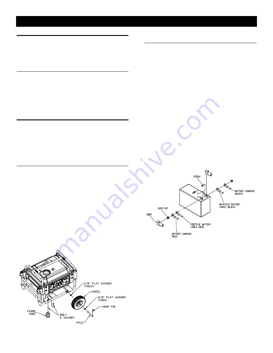 Generac Power Systems XP Owner'S Manual Download Page 6