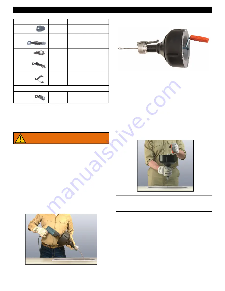 General Pipe Cleaners Auto Handy PD-25 Operating Instructions Manual Download Page 5