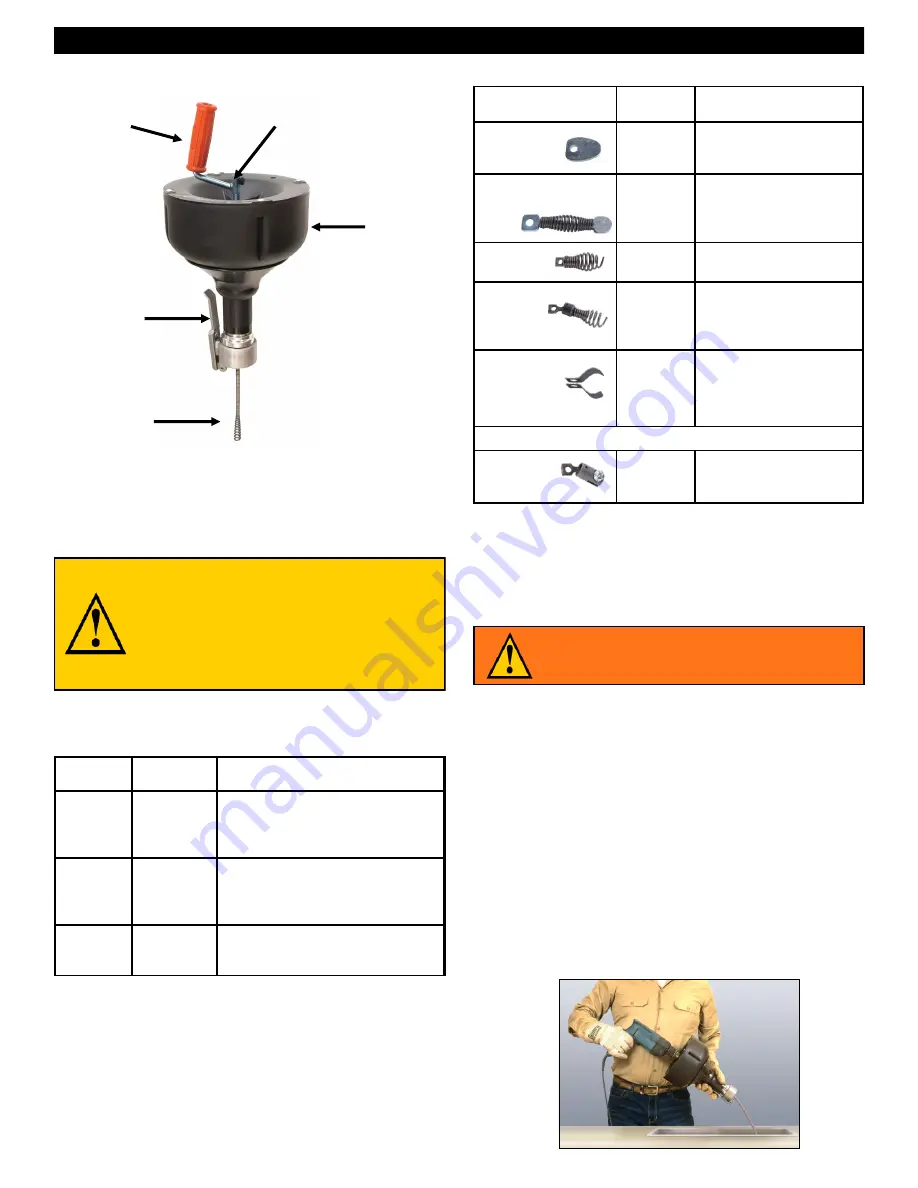 General Pipe Cleaners Auto Handy PD-25 Operating Instructions Manual Download Page 11