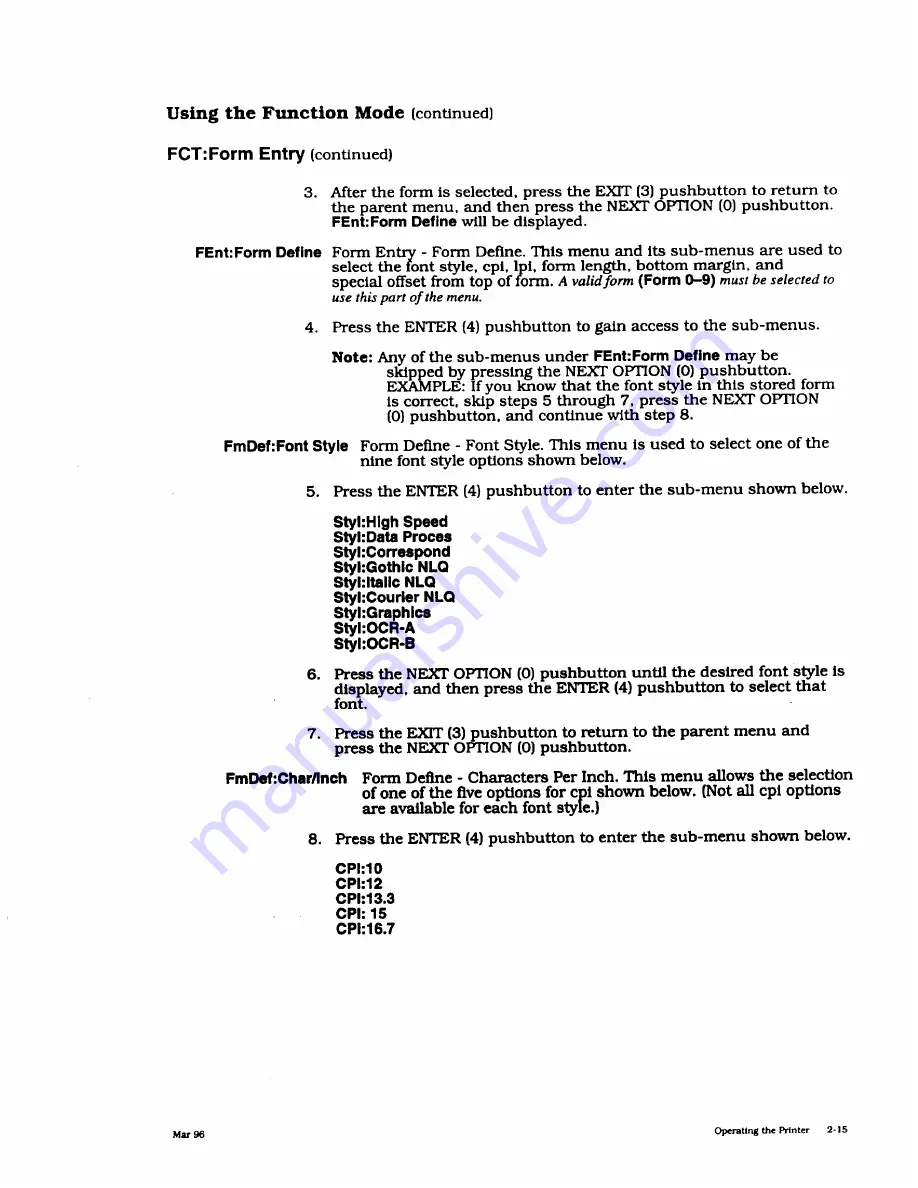 Genicom 4800 series User Manual Download Page 49