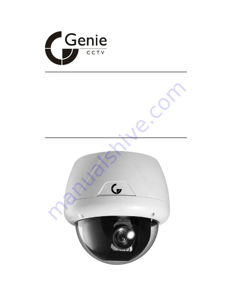 Genie CCTV ASD276 Скачать руководство пользователя страница 1