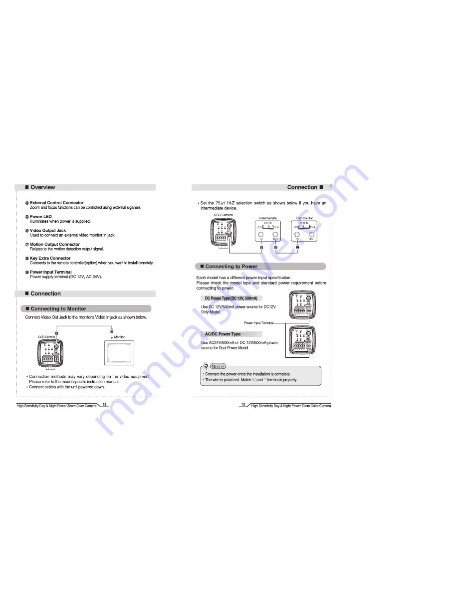 Genie CCTV DNR230OZ Instruction Manual Download Page 7