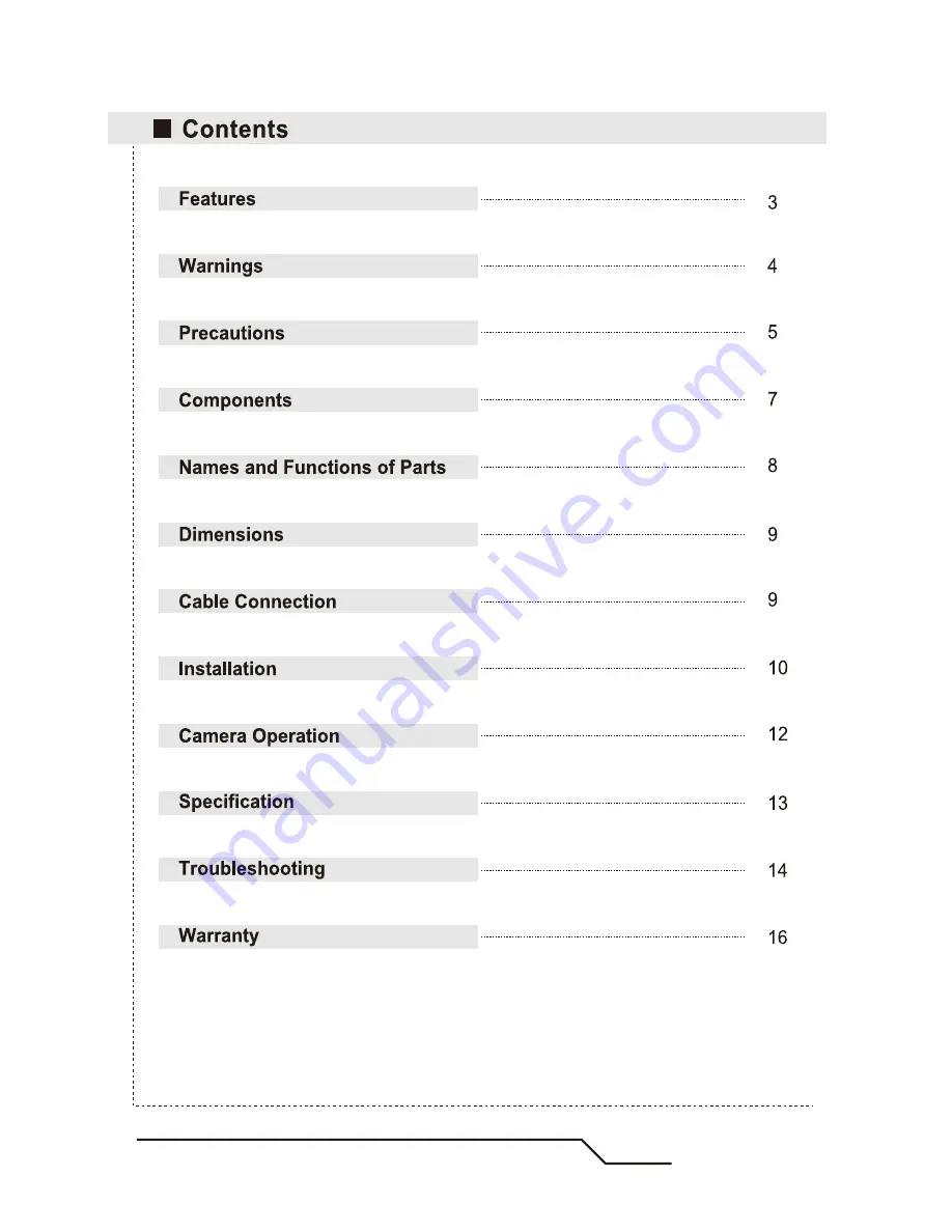 Genie CCTV LTVD52811 Instruction Manual Download Page 4