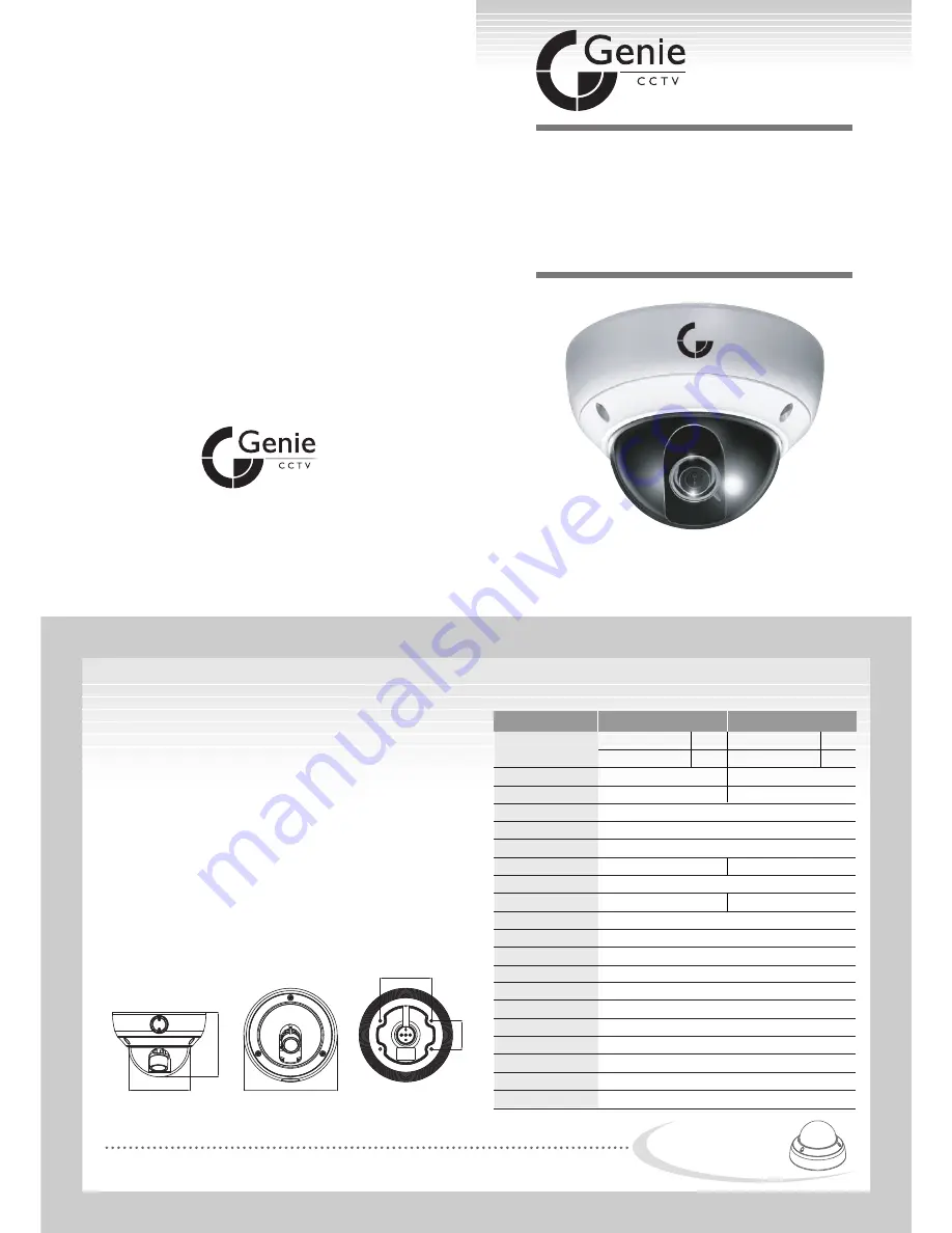 Genie CCTV VRD43/12 Quick Start Manual Download Page 1