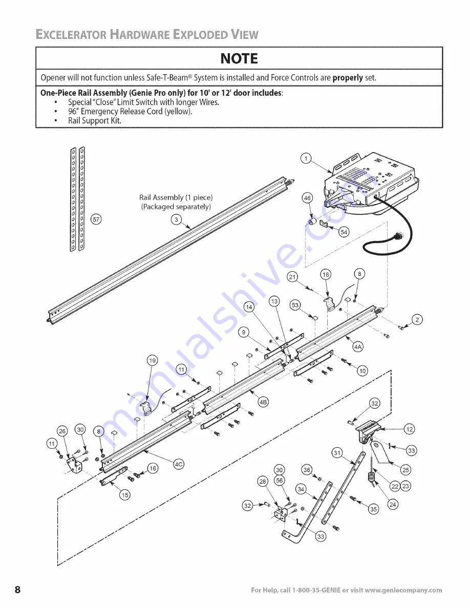 Genie Excelerator 3531835447 Скачать руководство пользователя страница 8