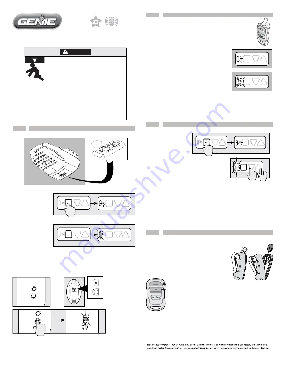 Genie G3T-A Скачать руководство пользователя страница 1