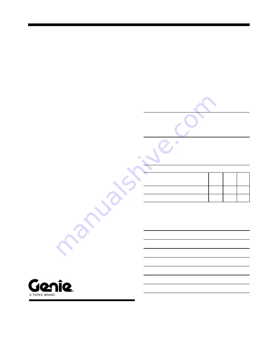 Genie GS-1530 Service Manual Download Page 25