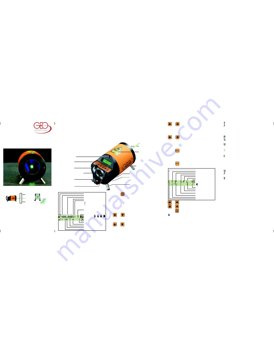 GEO-Laser KL-90L Operating Instructions Download Page 1