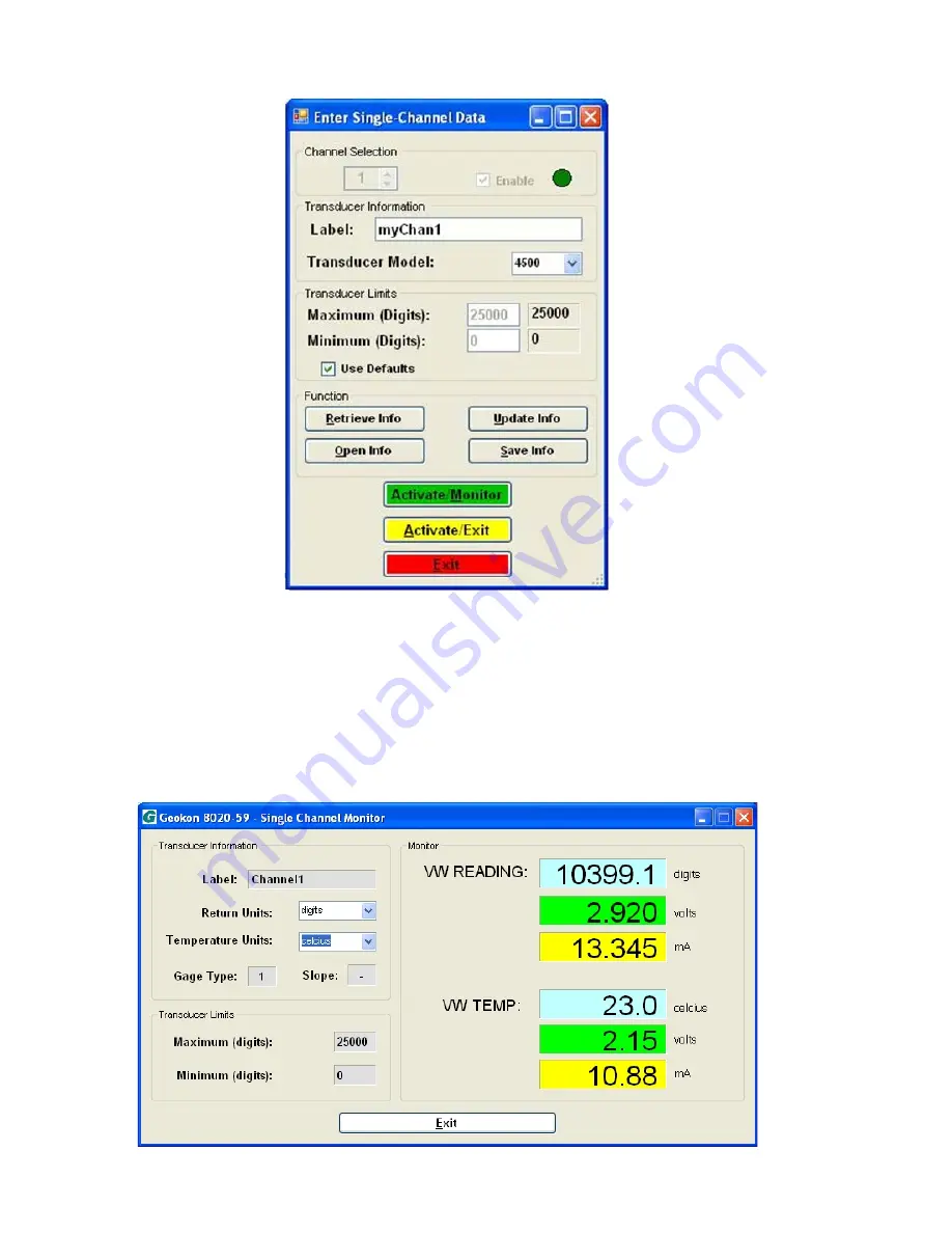 Geokon 8020-59 Instruction Manual Download Page 14