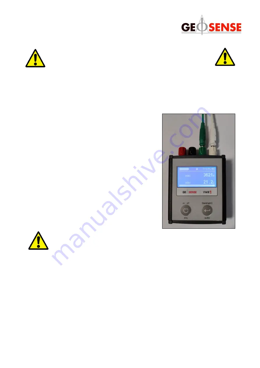 Geosense TP-1 Скачать руководство пользователя страница 9