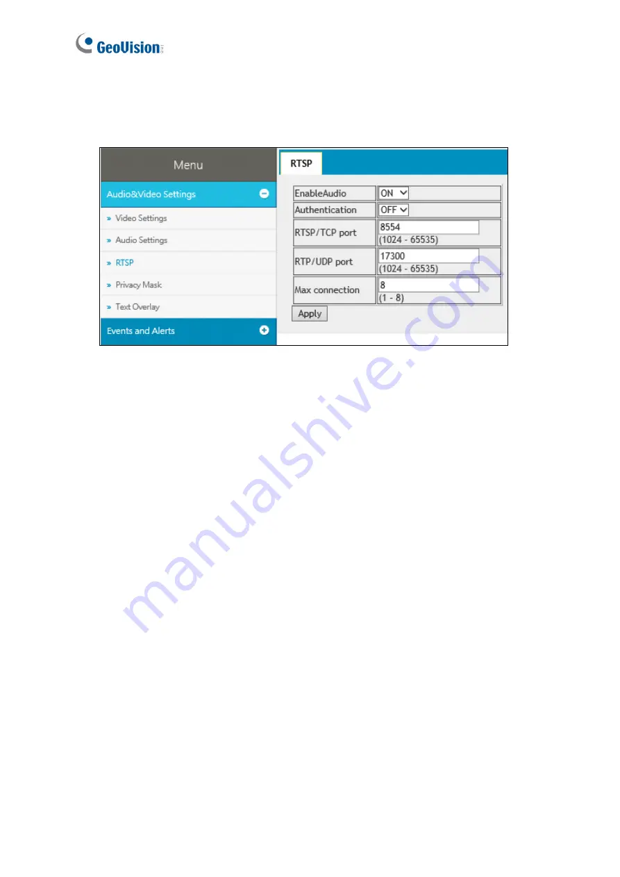 GeoVision 84-VD870000-001U User Manual Download Page 48