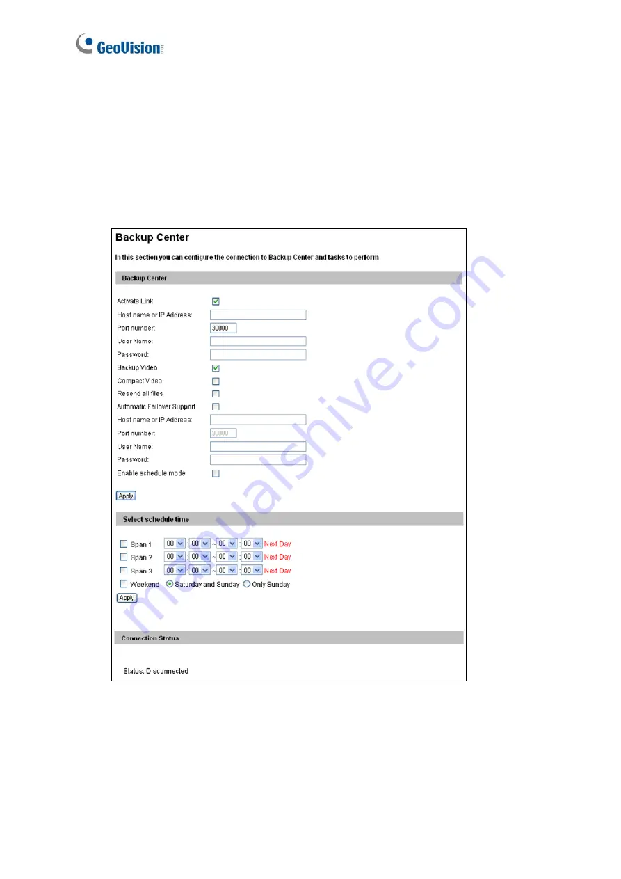 GeoVision EFER3700-W User Manual Download Page 132