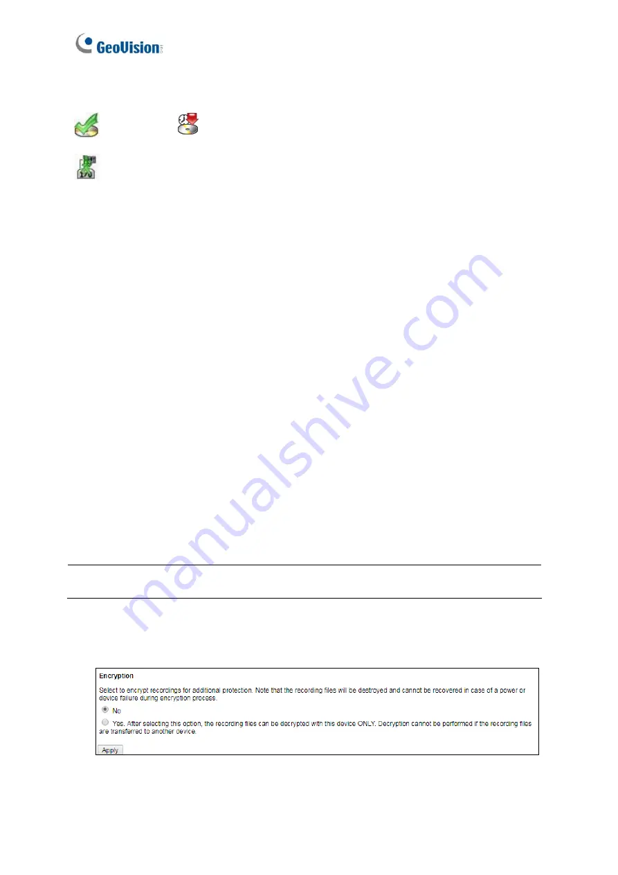 GeoVision EFER3700-W User Manual Download Page 140