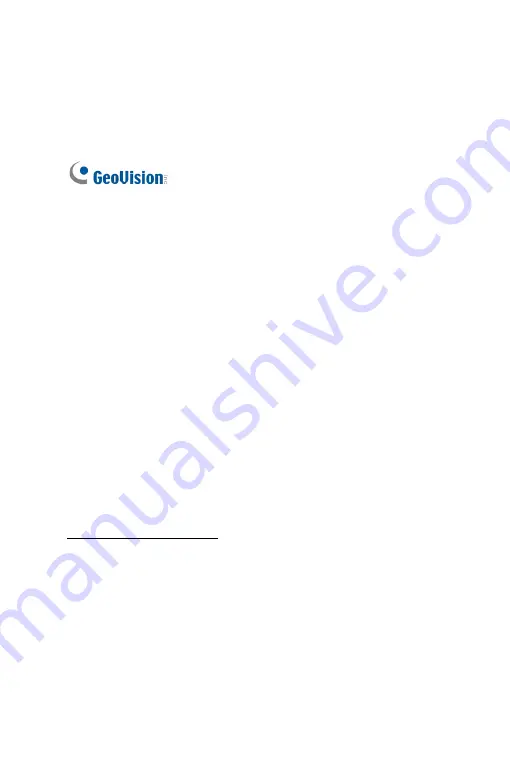 GeoVision GV-BL2511-E Firmware Manual Download Page 2