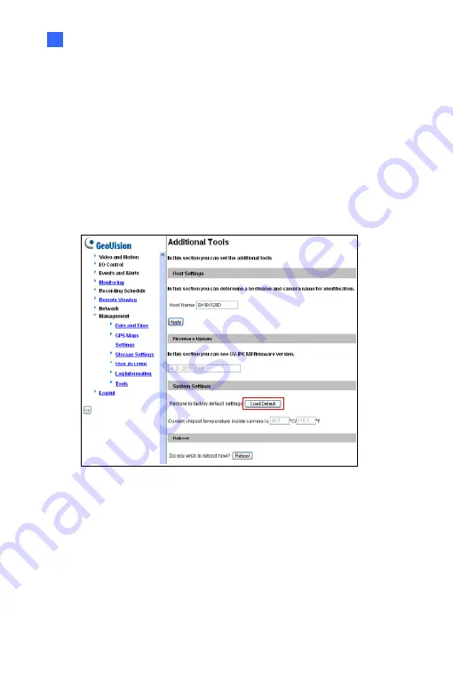 GeoVision GV-BL2511-E Firmware Manual Download Page 32