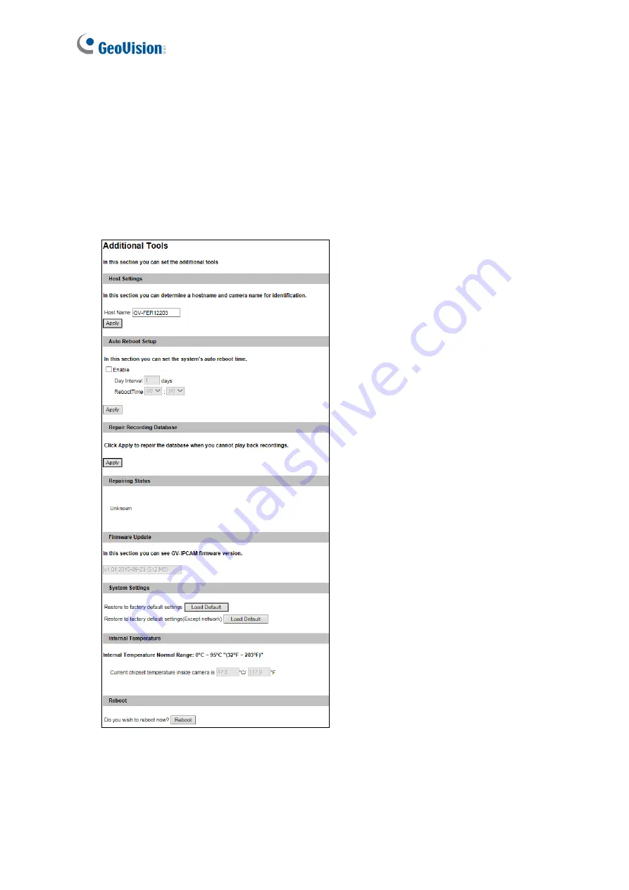 GeoVision GV-EFER3700 Series User Manual Download Page 164