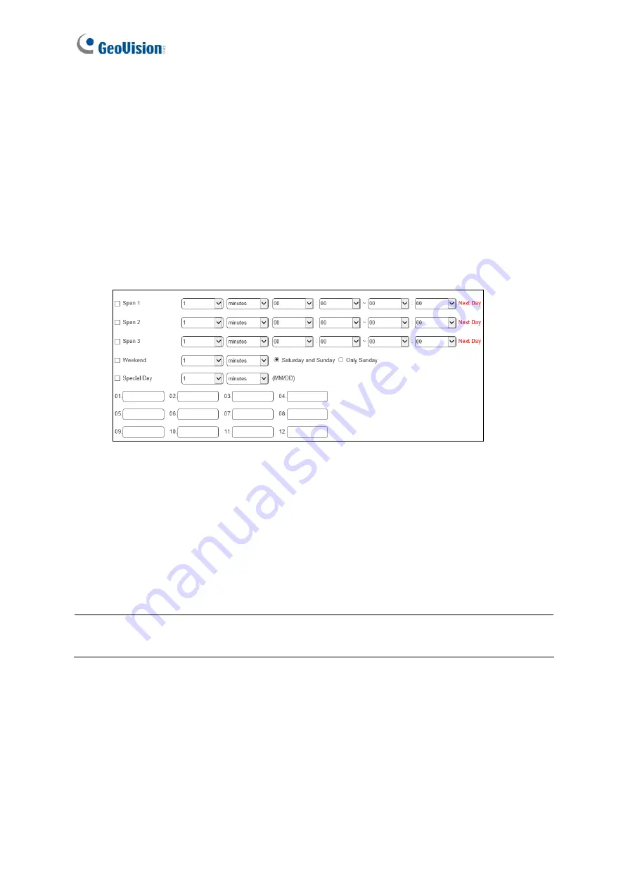 GeoVision GV-IP LPR-DL User Manual Download Page 56