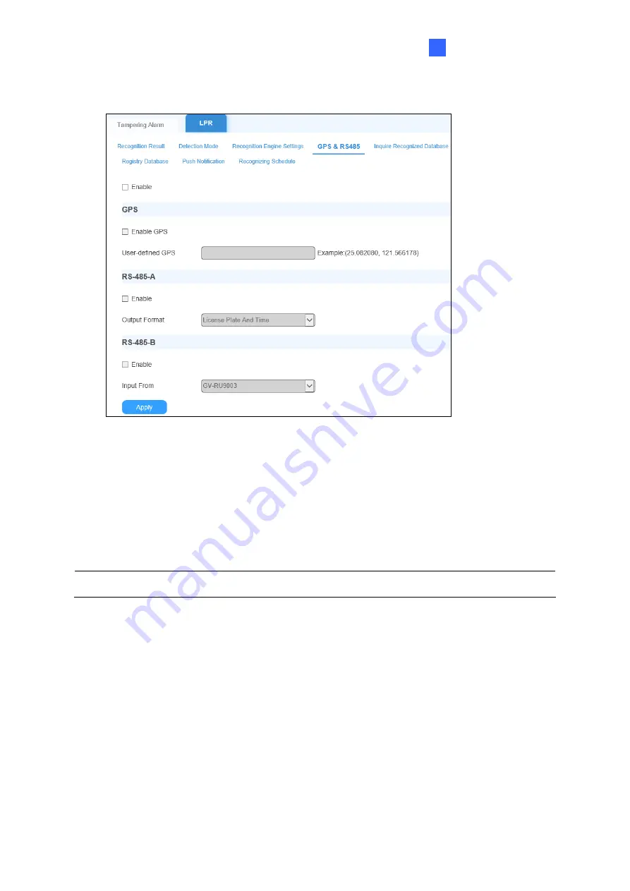 GeoVision GV-IP LPR-DL User Manual Download Page 79