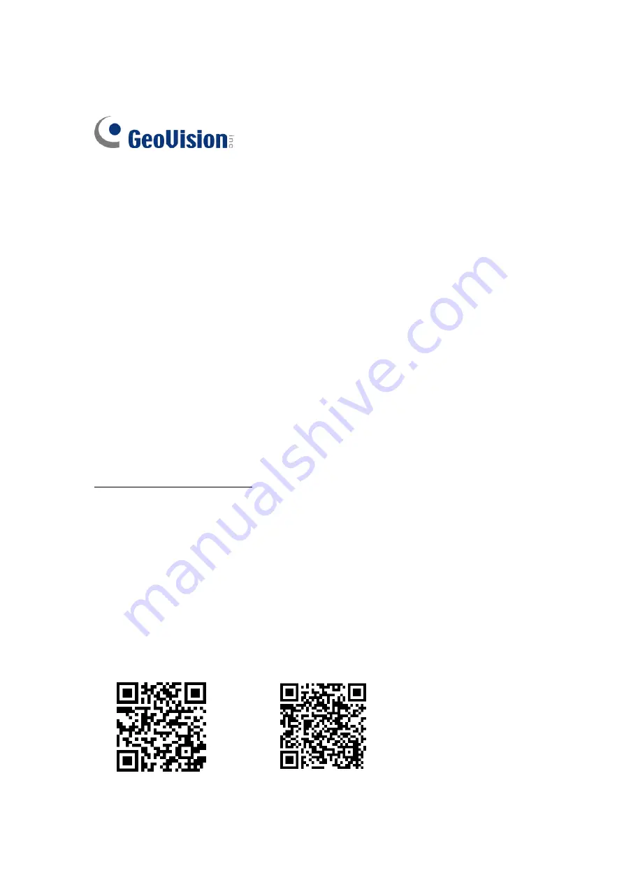 GeoVision GV-IP SERIES User Manual Download Page 2