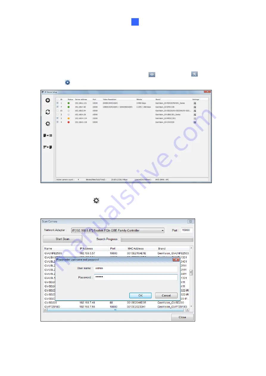 GeoVision GV-IP SERIES User Manual Download Page 134