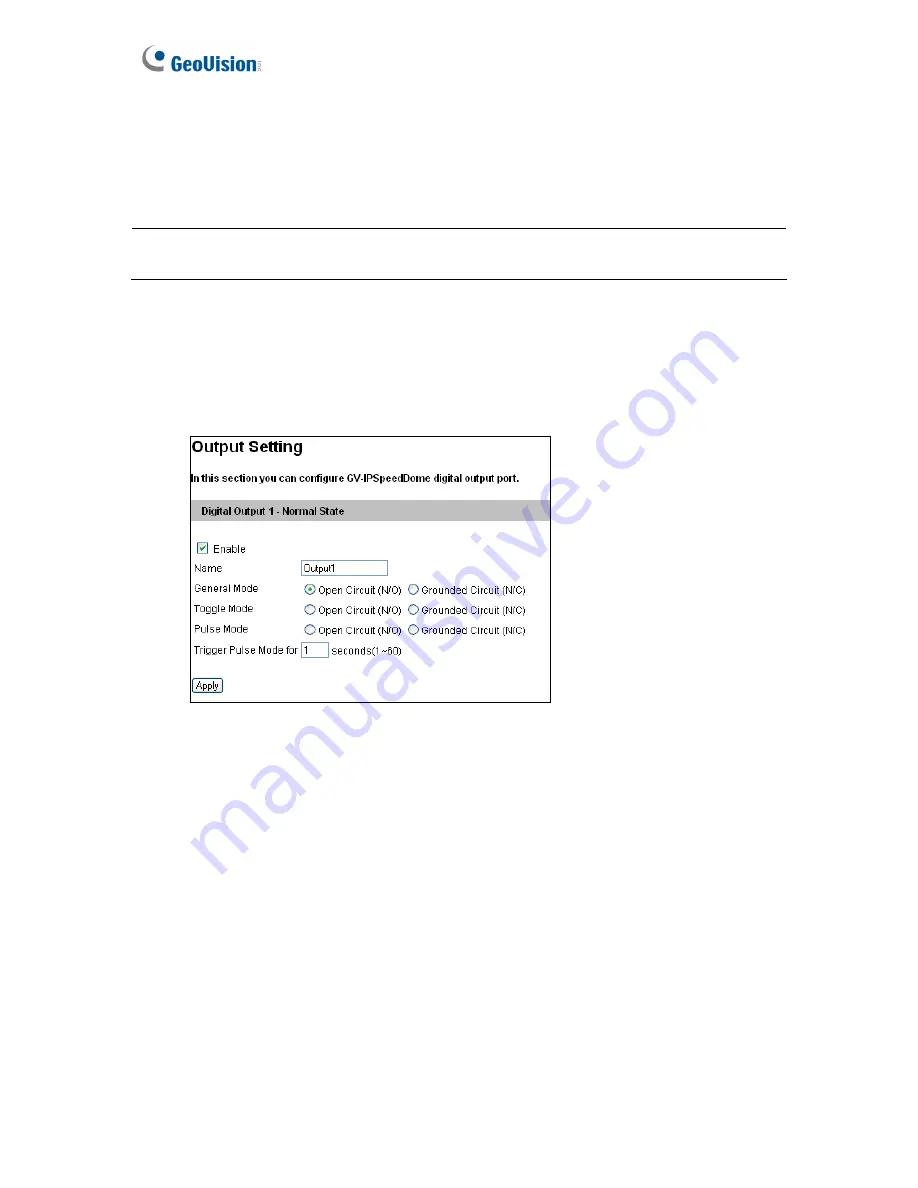 GeoVision GV-IP Speed User Manual Download Page 86